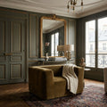 Fauteuil En Velours - Vert