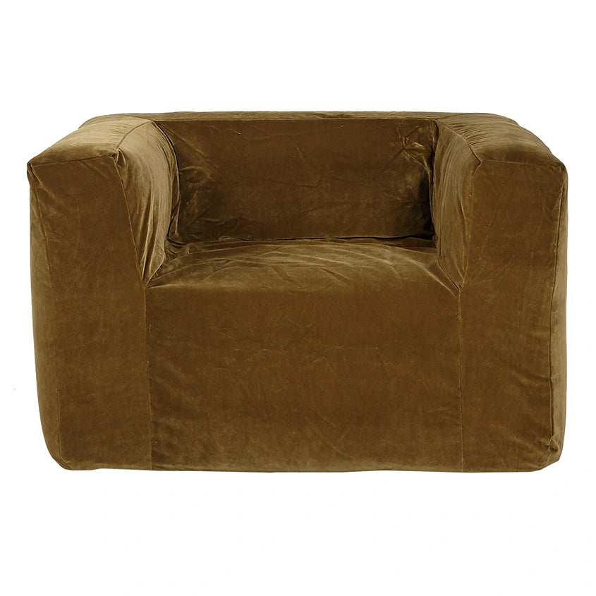 Fauteuil En Velours - Vert