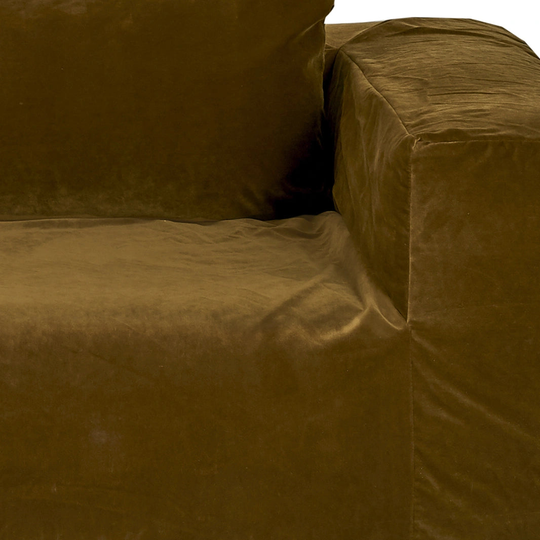 Fauteuil En Velours - Vert