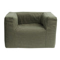 Fauteuil En Lin - Kaki