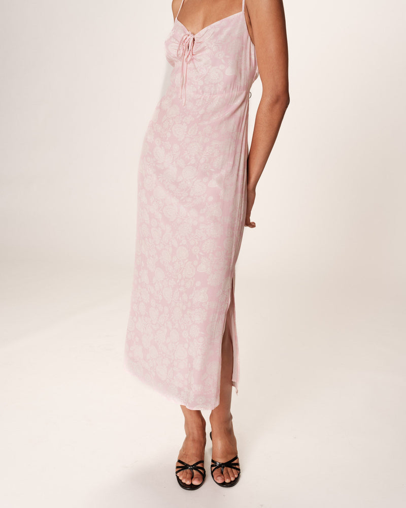 Retina Long Dress - Pink