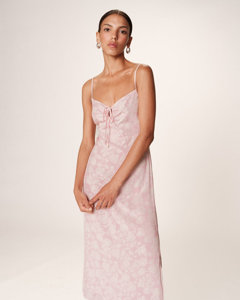 Retina Long Dress - Pink