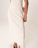 Long Ecru Dress Reveuse