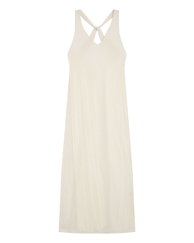 Long Ecru Dress Reveuse
