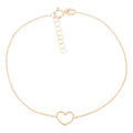 Pulsera “Joli Corazón” Oro amarillo 375/1000