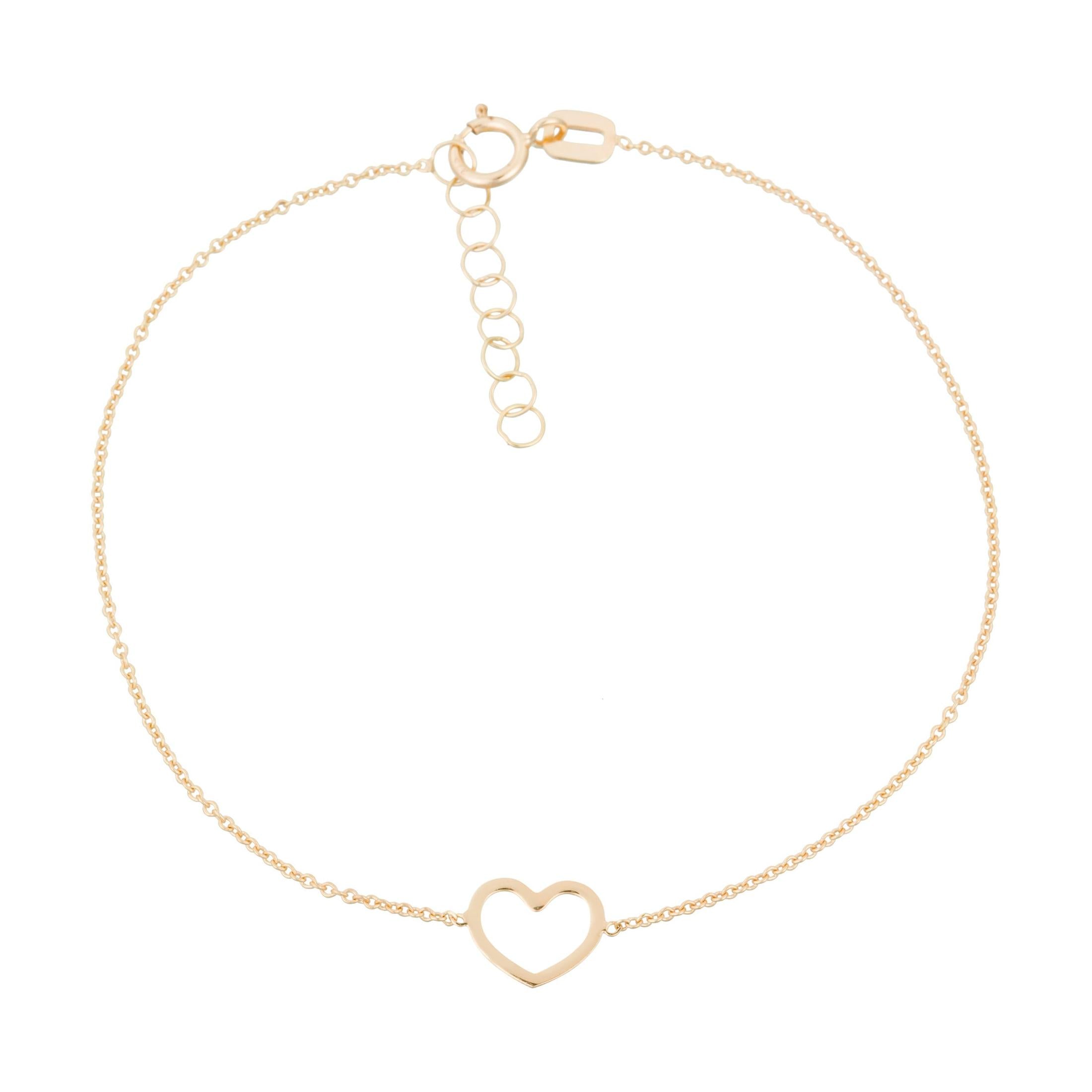 Bracelet Enfant "Cœur Joli" Or Jaune 375/1000