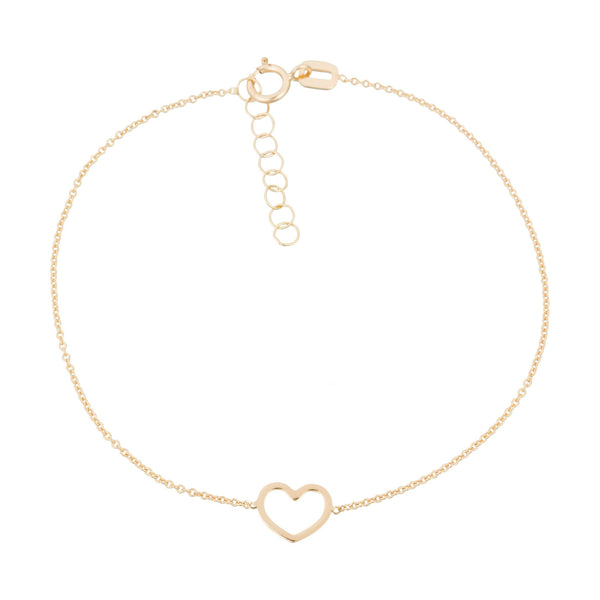 Bracelet Enfant "Cœur Joli" Or Jaune 375/1000