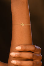 Bracelet "Fleur Dorée" Or Jaune 375/1000