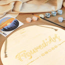 Peinture Par Numéros - Peinture Par Numéro Sur Disque En Bois - Santorin