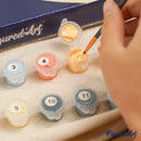 Peinture Par Numéros - Peinture Par Numéro Sur Disque En Bois - Lisbonne