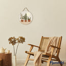 Peinture Par Numéros - Peinture Par Numéro Sur Disque En Bois - Plantes Grasses