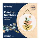 Peinture Par Numéros - Peinture Par Numéro Sur Disque En Bois - Plante 2