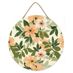 Peinture Par Numéro Sur Disque En Bois - Motif Floral