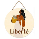 Peinture Par Numéros - Peinture Par Numéro Sur Disque En Bois - Liberté