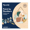 Peinture Par Numéros - Peinture Par Numéro Sur Disque En Bois - Femme Au Turban Vert