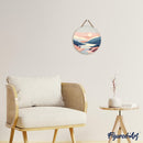 Peinture Par Numéros - Peinture Par Numéro Sur Disque En Bois - Lever De Soleil Pastel