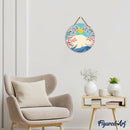 Peinture Par Numéros - Peinture Par Numéro Sur Disque En Bois - Le Mont Fuji