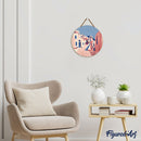 Peinture Par Numéros - Peinture Par Numéro Sur Disque En Bois - Santorin