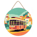 Peinture Par Numéros - Peinture Par Numéro Sur Disque En Bois - Lisbonne