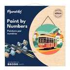 Peinture Par Numéro Sur Disque En Bois - Lisbonne