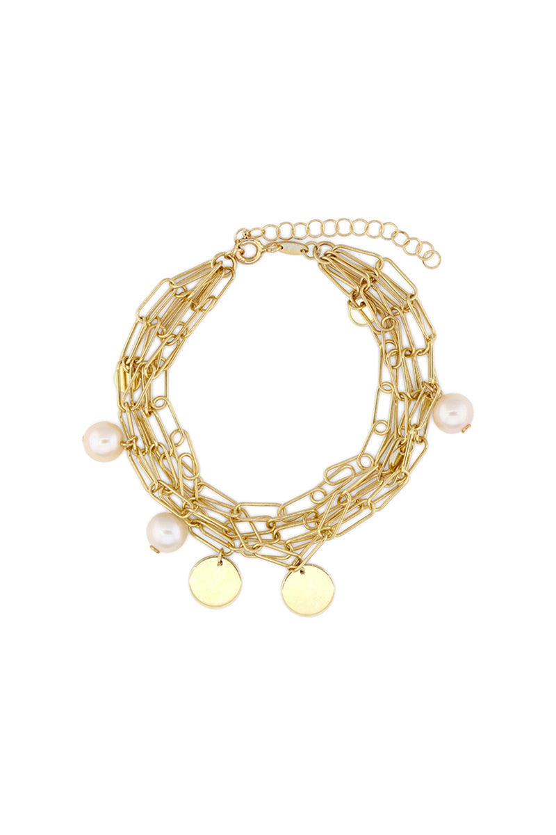 Bracelet  "Cosmos"  Or Jaune 375/1000