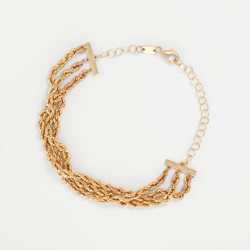 Bracelet  "Radha"  Or Jaune 375/1000