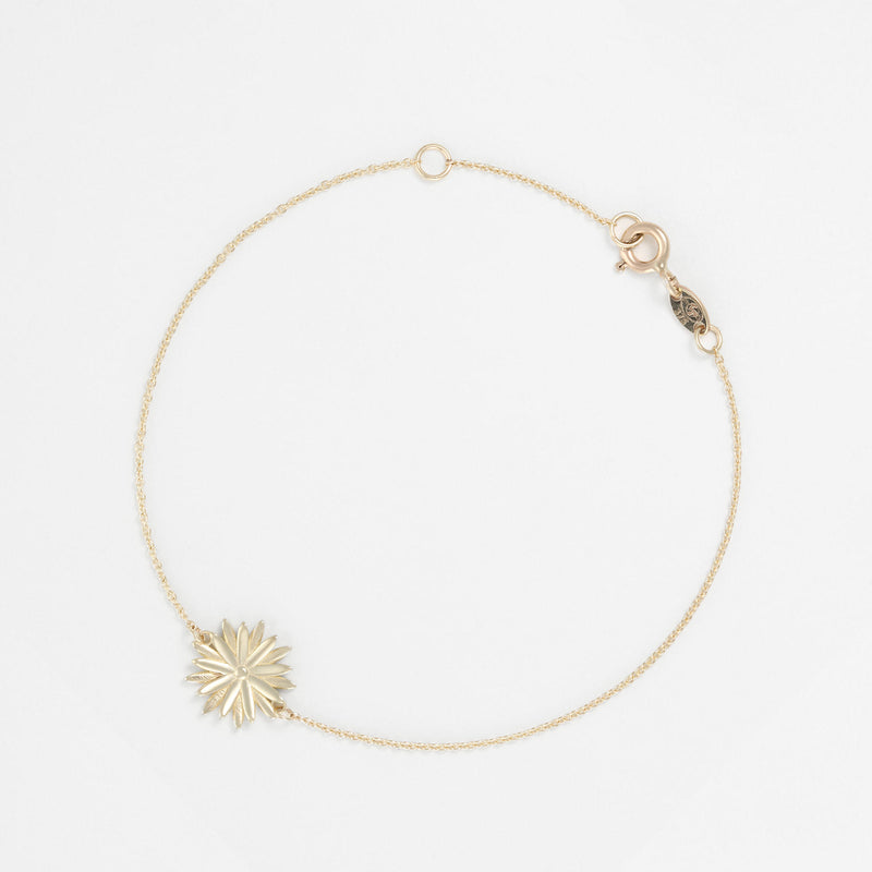 Bracelet  "Magnolia"  Or Jaune 375/1000