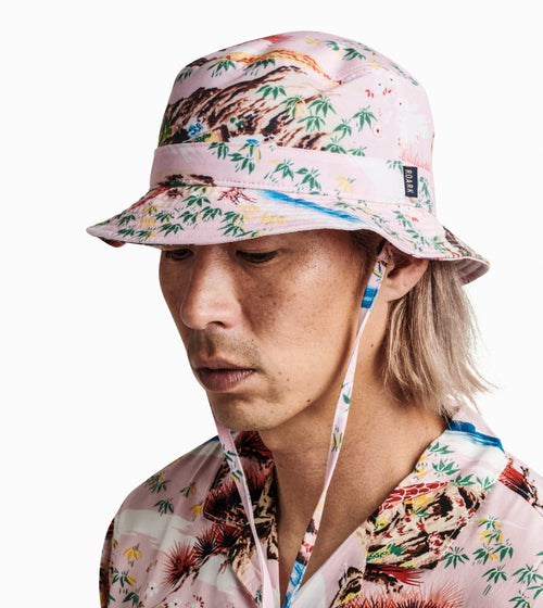 Aloha From Japan Bucket Hat Packable - Pink Cherry Blossom