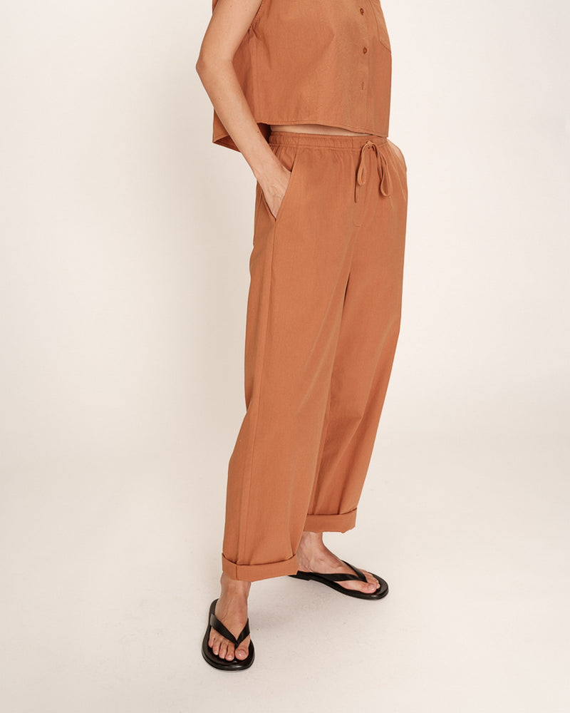 Pantalones Rhode - Tierra