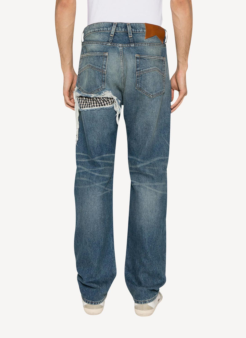 Rhude - Pantalon - Blue Washed Medium - Homme