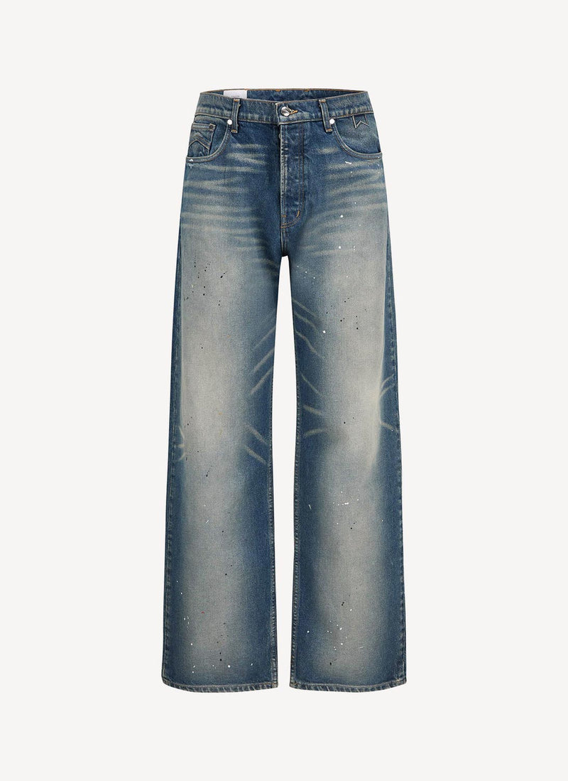 Rhude - Pantalon - Blue Washed Medium - Homme