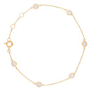 Bracelet "Pas À Pas" Or Jaune 375/1000