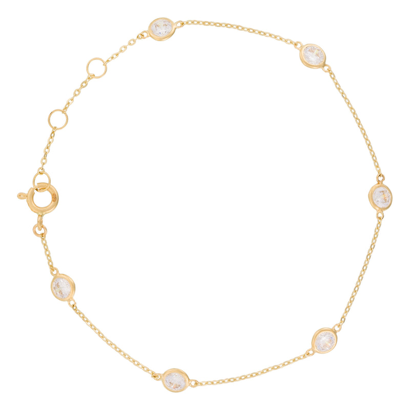 Bracelet "Pas À Pas" Or Jaune 375/1000