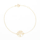 Bracelet "Arbre Dorée " Or Jaune  375/1000