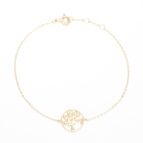 Bracelet "Arbre Dorée " Or Jaune  375/1000