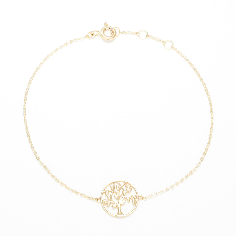 Bracelet "Arbre Dorée " Or Jaune  375/1000