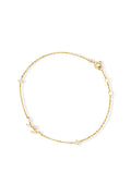 Bracelet " Lindos" Or Jaune 375/1000 Et Zirconium