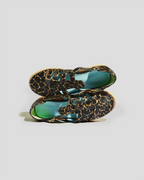 Ricky Sandals in Giraffe Print Leather