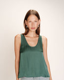 Ricotta Top - Emerald