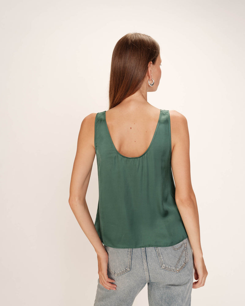 Ricotta Top - Emerald