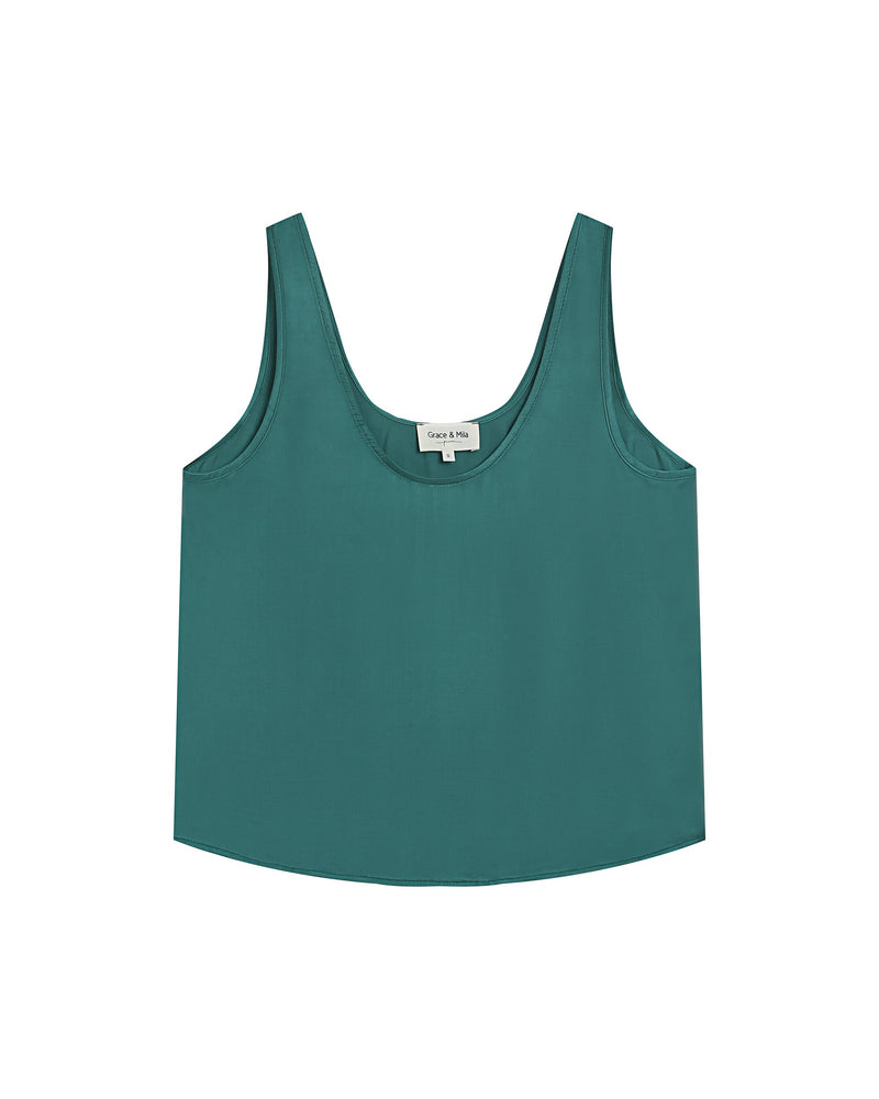 Ricotta Top - Emerald