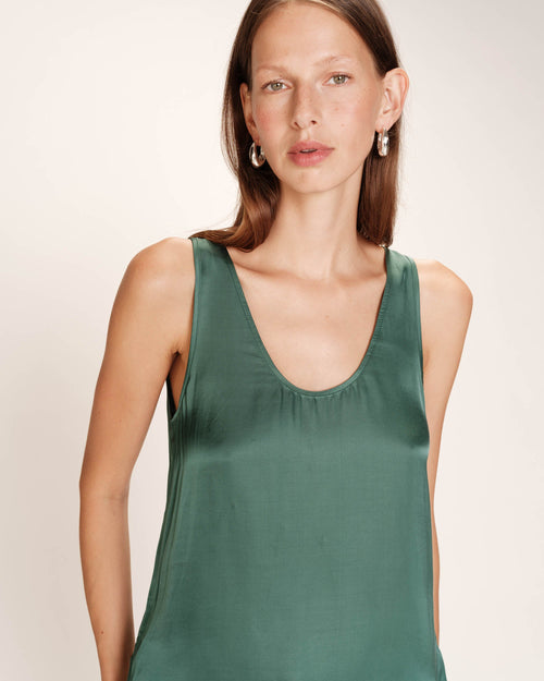 Ricotta Top - Emerald