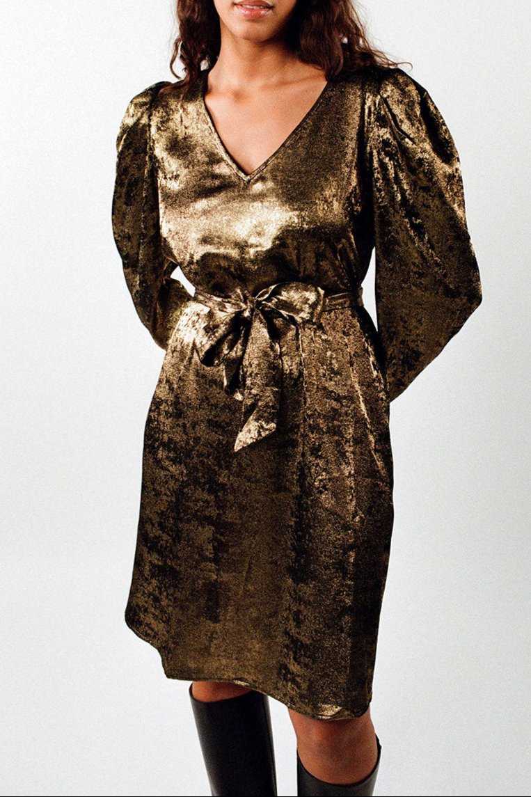 Vestido Ricouli - Dorado