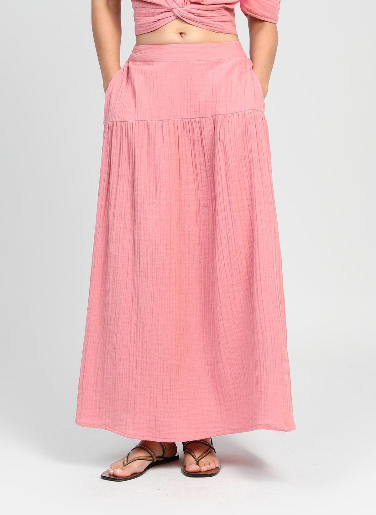 Jupe Midi Ritha Rose