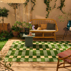 Riveira - Tapis D'Extérieur - Polypropylène/Polyester - Vert