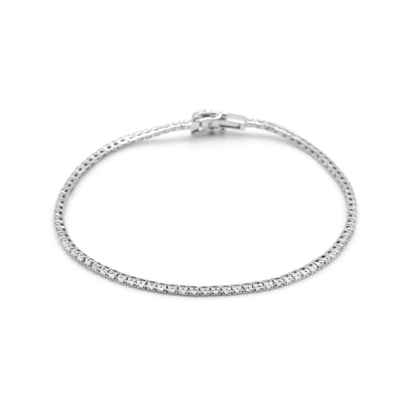 Rivière-armband diamanter 0,24 ct/92