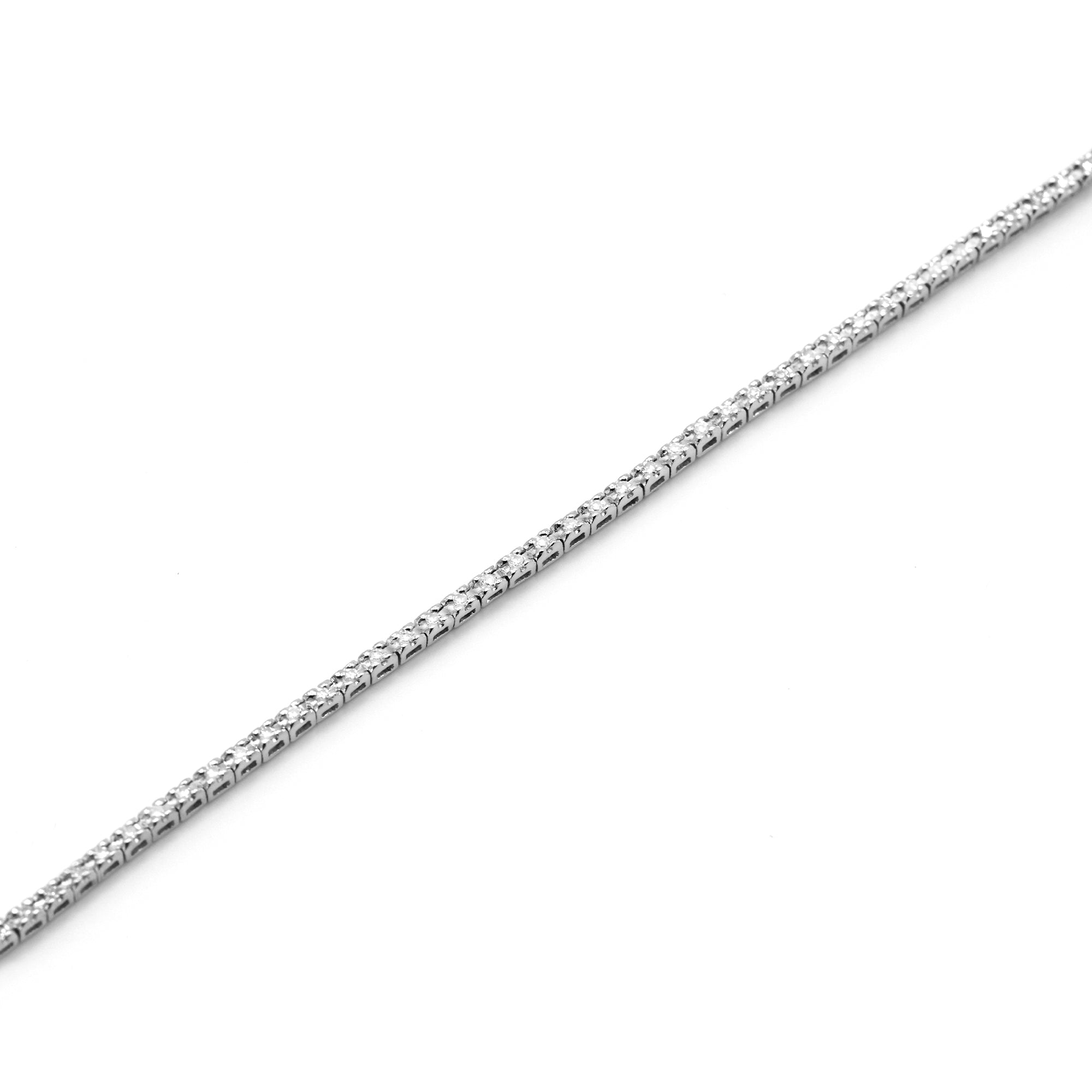 Bracelet Rivière Diamants 0,24Ct/92