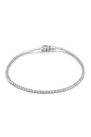 Bracelet Rivière Diamants 0,24Ct/92 - Or Blanc 375/1000
