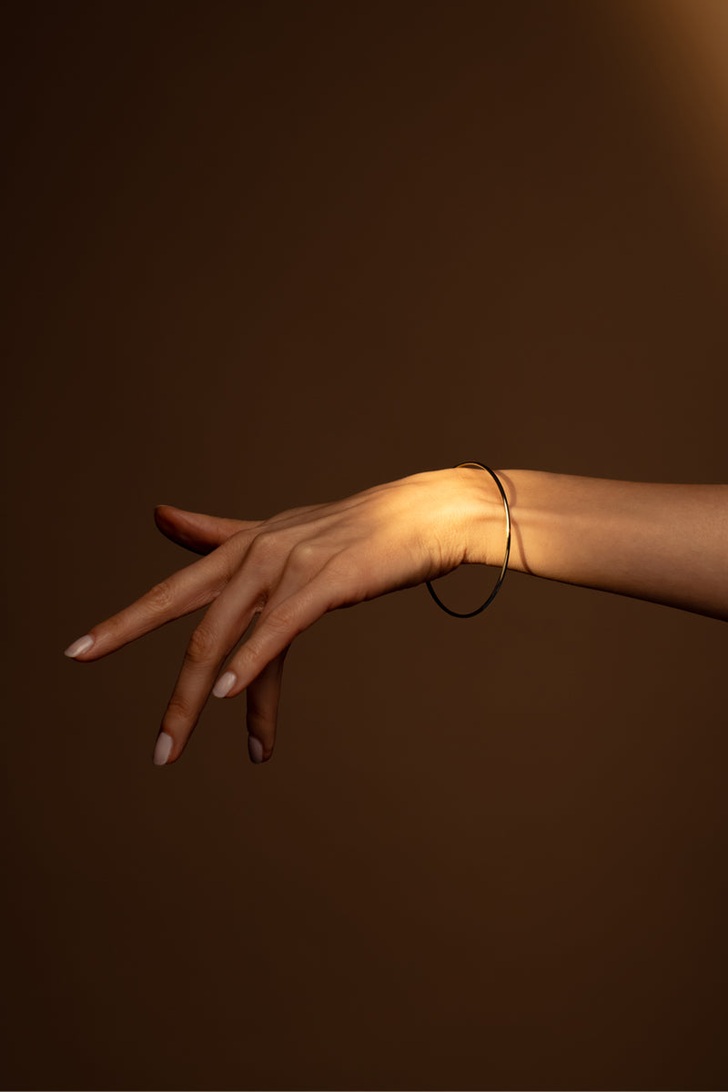 Bangle "Finesse" geelgoud 375/1000