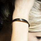 Bracelet "Trio D'Or" Or Tricolore 375/1000 - Or Tricolore 375/1000